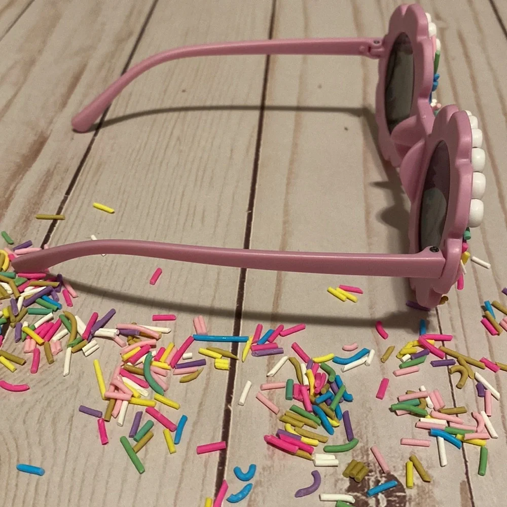 Birthday Girl kids multi colored sprinkled sunglasses